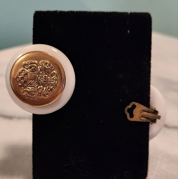 Vintage 90's Clip on Earrings and bangle. - Picture 4 of 4